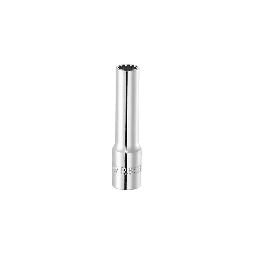 Douille Carré ¼" Cannelée Longue Profil Spline® - Série R.SEL FACOM - 8 MM FACOM