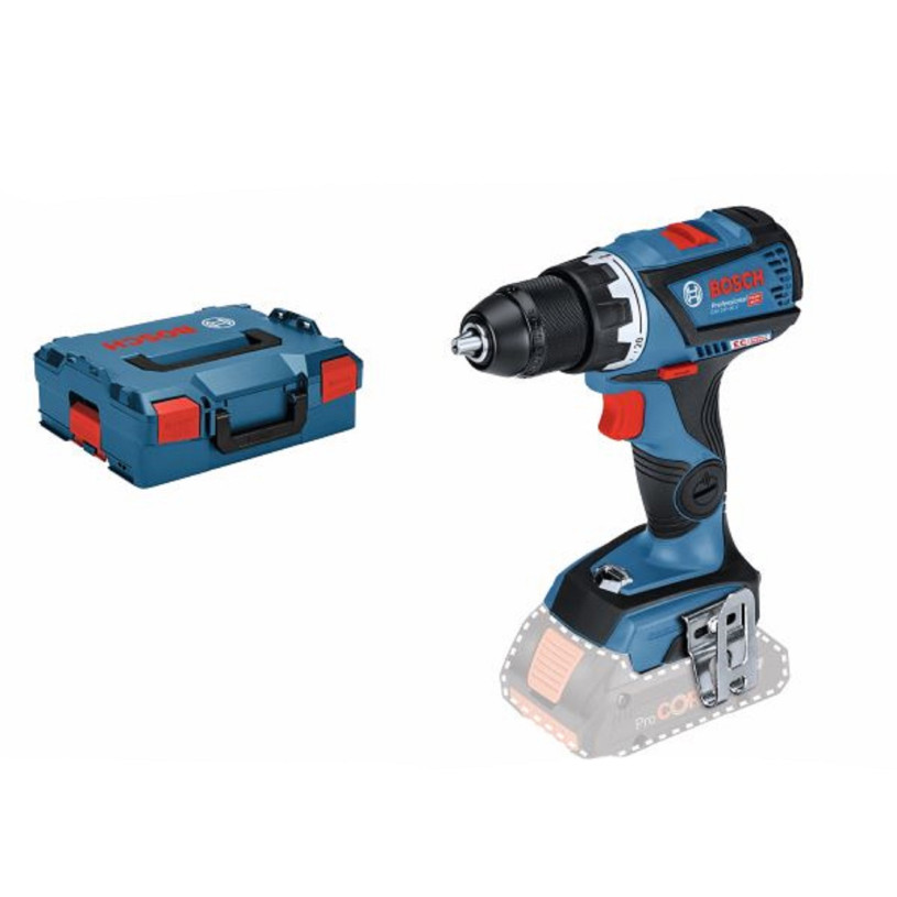 Perceuse Visseuse Bosch® 18 V Mandrin 13MM - 55 Nm + L-Boxx - Solo - GSR 18V-55 BOSCH