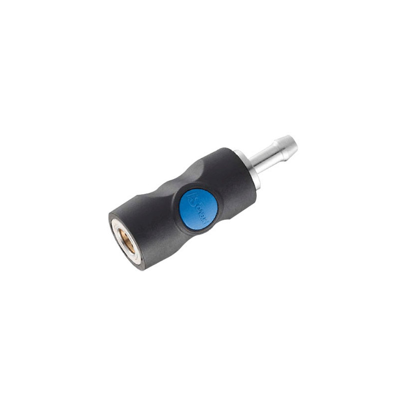 Raccord rapide air - annelé - ISO B - Prevost Passage Ø 6 mm - annelé 10 mm PREVOST