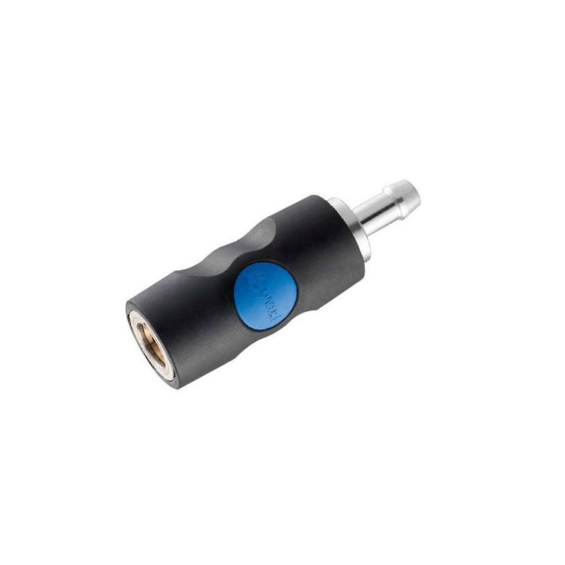Raccord rapide air - annelé - ISO B - Prevost Passage Ø 8 mm - annelé 13 mm PREVOST RACCRAPFD13