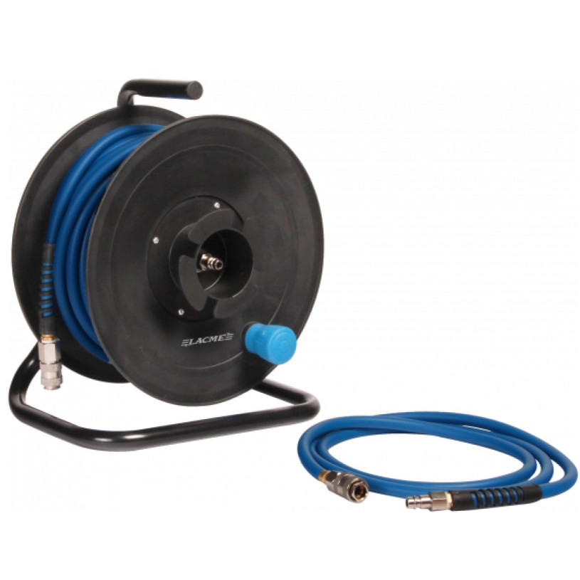 Enrouleur Air Mobile - Raccords Profil Européen - Tuyau Ø 8X14 - 20 M LACME