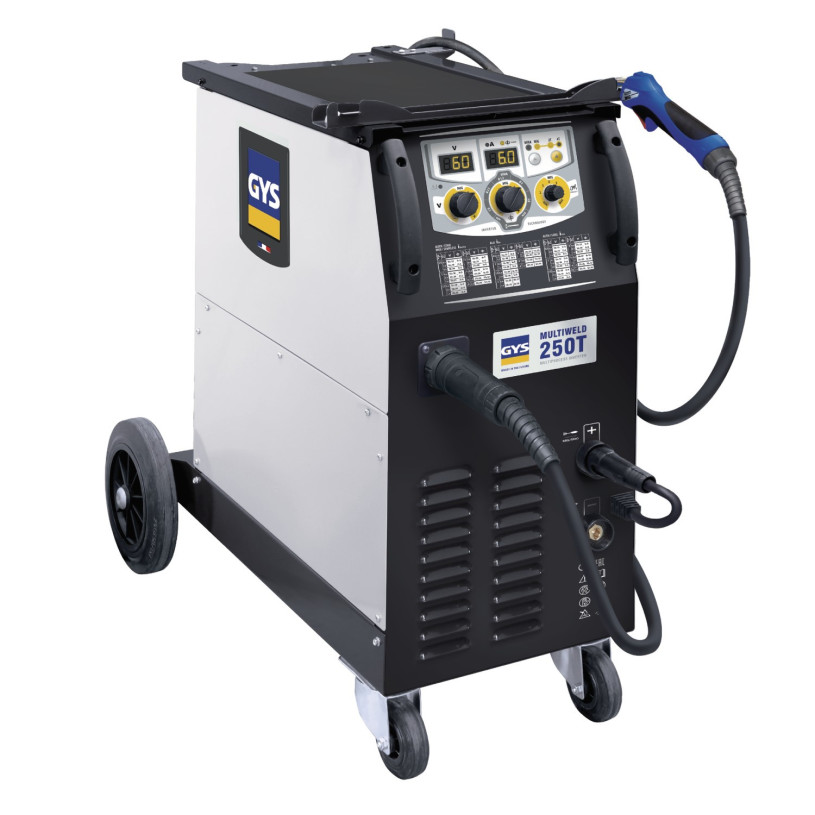 Poste Semi-Automatique Tri Inverter Compact - Avec Accessoires 250A - MULTIWELD 250T GYS