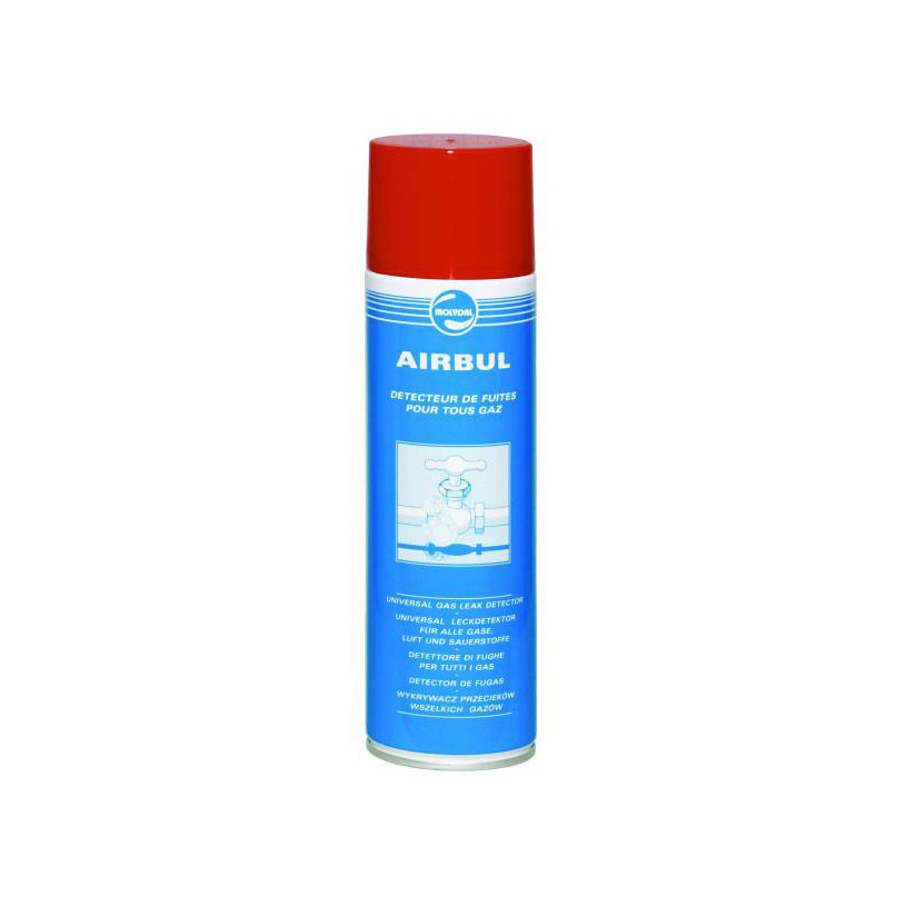 Détecteur/Révélateur de Fuites Aérosol 650 ML - Tous Gaz - AIRBUL MOLYDAL
