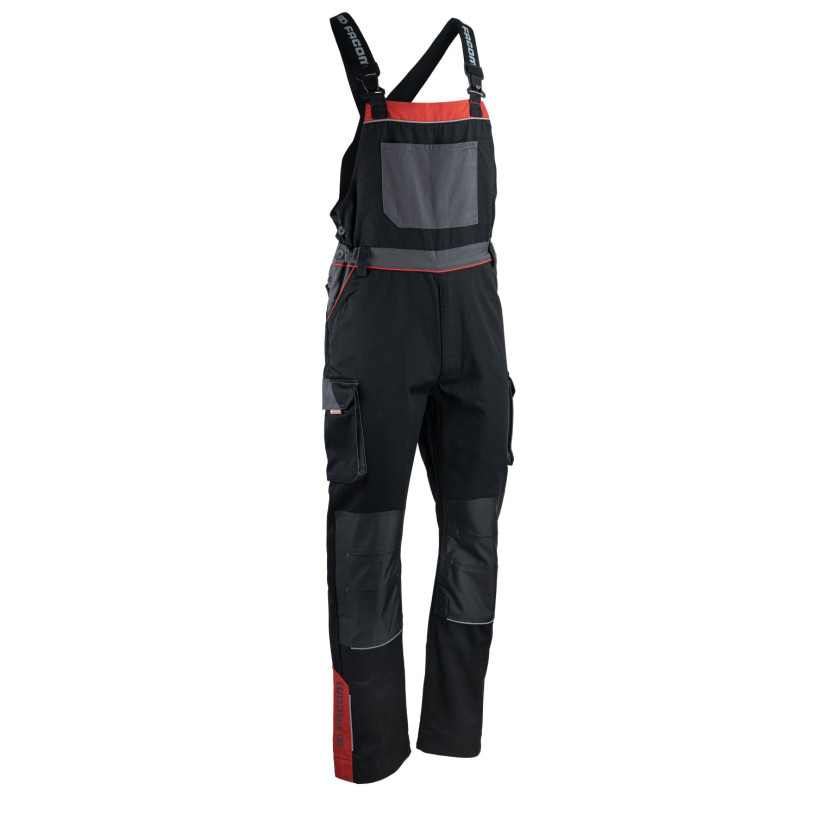 Salopette DRIVER Bretelles Élastiques Logotypées Poches Genoux - FACO Taille 2 FACOM