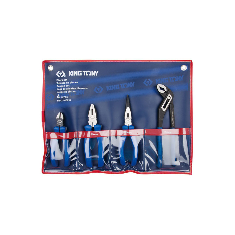 Trousse de pinces - 4 pièces - KINGTONY 42104GP01 KING TONY