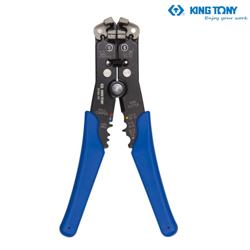 Pince à Dénuder/Couper Auto. Fil Ø 0,2>6,0 MM² - KING TONY 6762-08 KING TONY