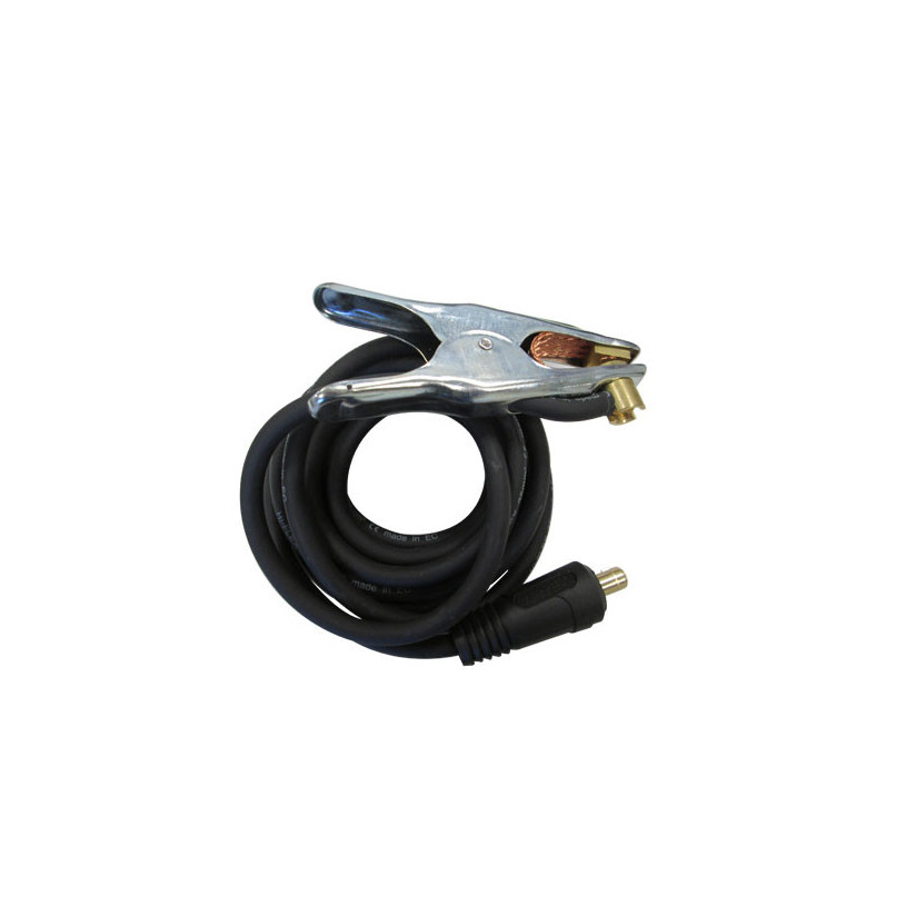 Kit masse 25 mm² x 4 m avec pince 300A et raccord 1/4 tour PROMECA