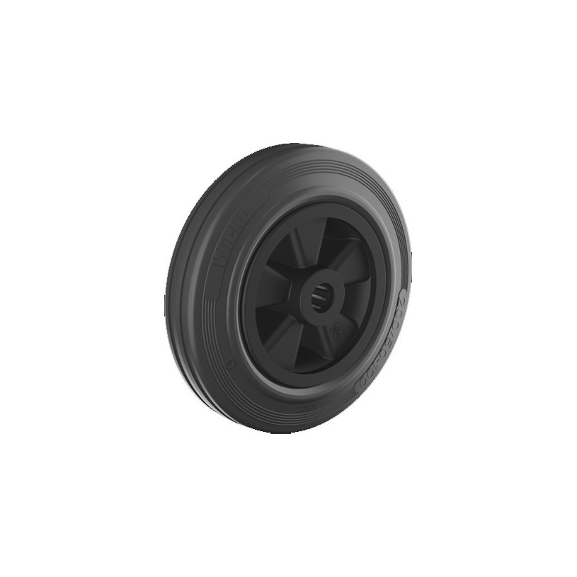Roue Bandage Caoutchouc - Ø200 MM - Al 20/LM 60 - CMU 205 Kg PROMECA ROULWCA200