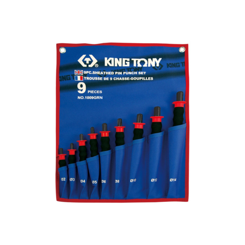 Jeu de chasse-goupilles gainés - 9 pièces - KINGTONY 1009GPN KING TONY