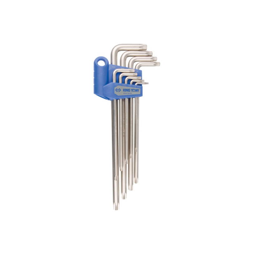 Etui 9 Clés Mâles Torx® 6 Lobes - T10 à T50 - King Tony Extra Longues KING TONY