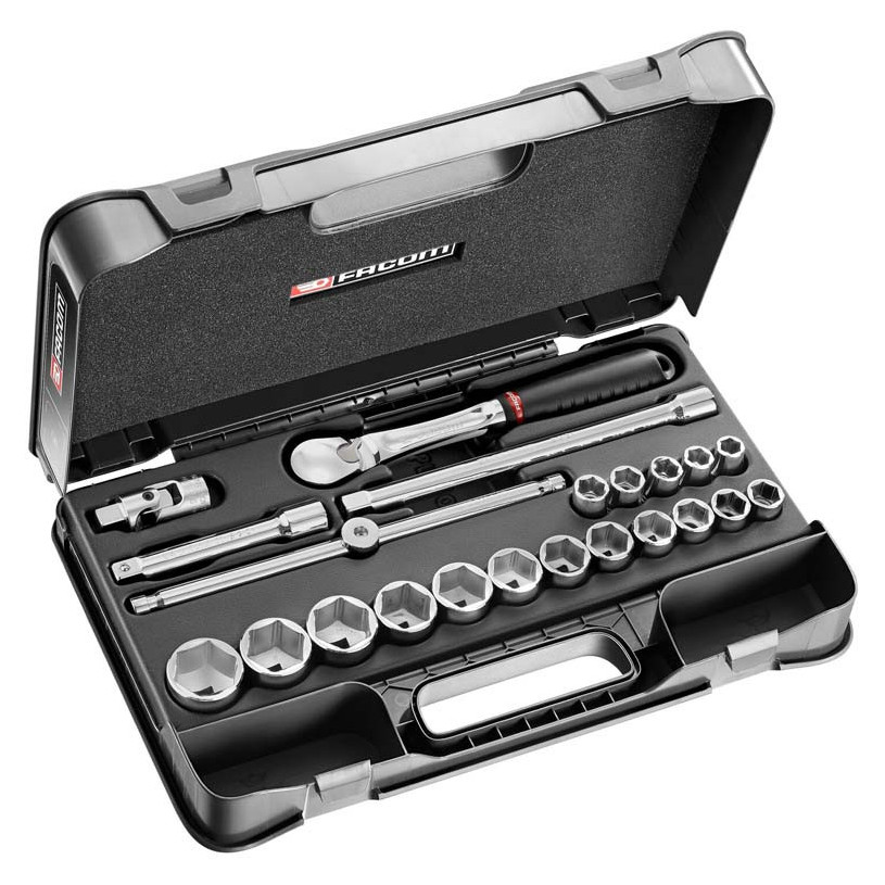 Coffret douilles 1/2' 6pans en pouces - Facom SL.161-2P6U FACOM