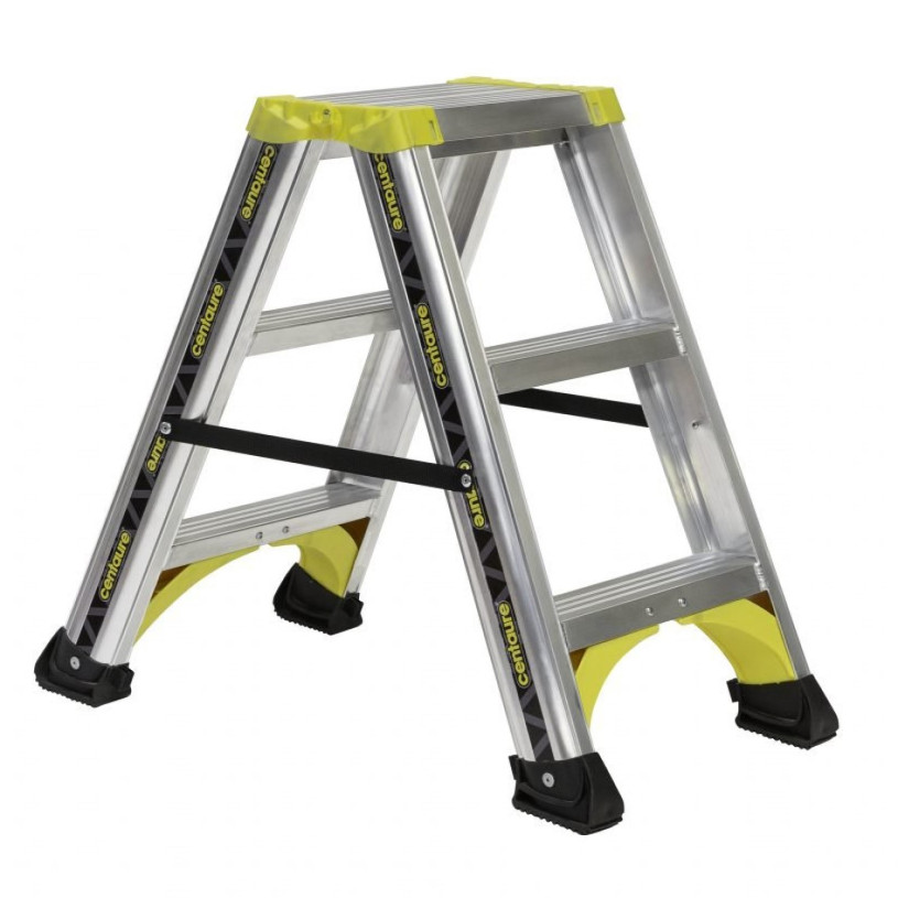 Marche Pied Aluminium CENTAURE Série ALPHA 2 X 3 Marches / 0,70 M CENTAURE