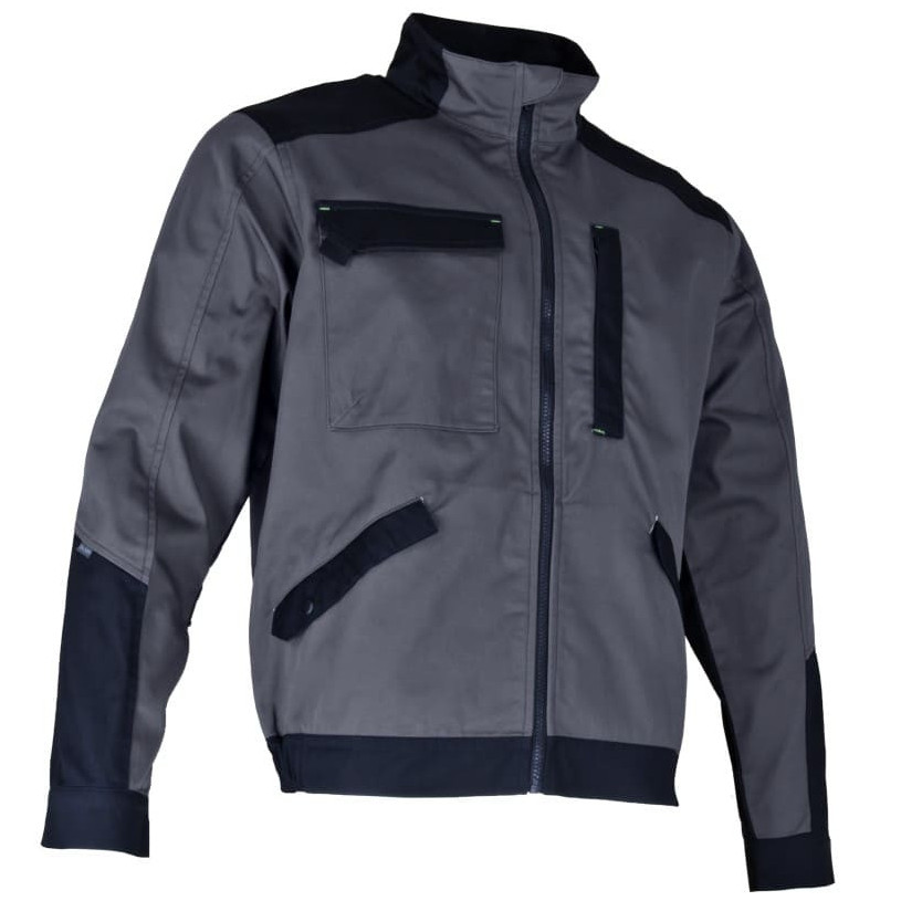 BLOUSON Gris/Noir-Cot/Poly-CARBURE - T2(38/40-S) LMA Lebeurre