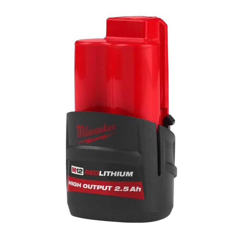 Batterie Lithium HIGH OUTPUT Milwaukee® 12 V - 2,5 Ah - M12 HB2.5 MILWAUKEE