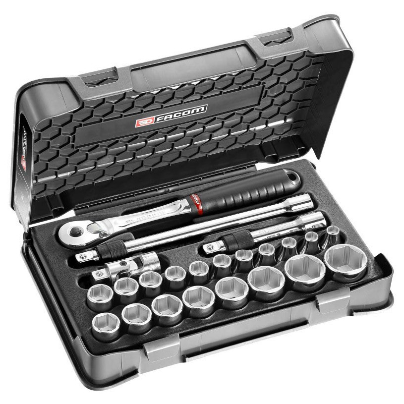 > Coffret douil 1/2' 6p mm sl.171 23pc - Facom SL.171-3P6 FACOM