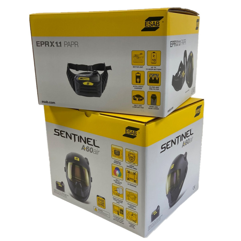 Pack Cagoule ESAB® Sentinel A60 Air + Ventilation EPR-X1.1 ESAB