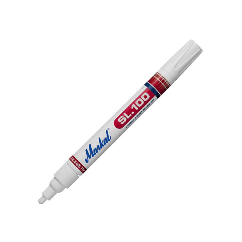 Marqueur Peinture Indélébile Toutes Surfaces MARKAL® SL.100 - Mine 3MM - BLANC MARKAL