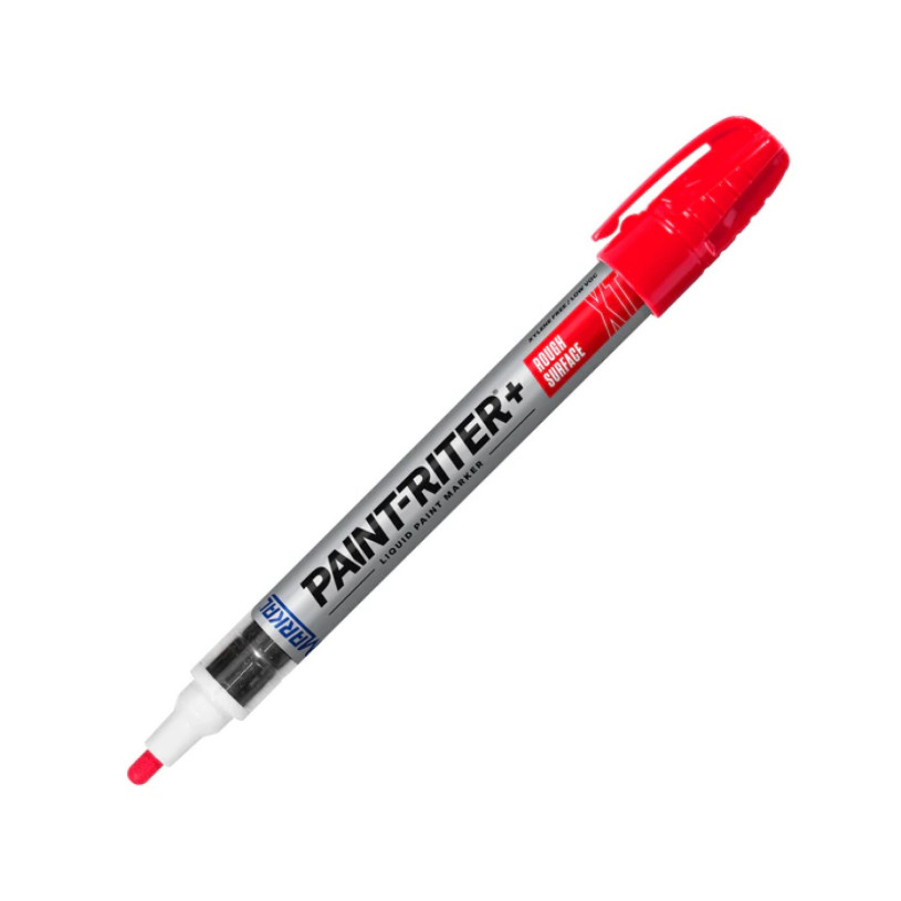 Marqueur Peinture Indélébile Surfaces Grasses MARKAL® PAINT-RITER+ - Mine 3 MM - Rouge MARKAL