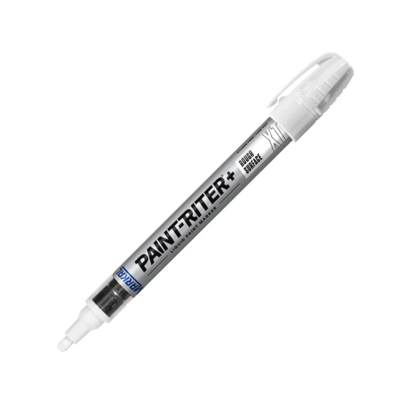 Marqueur Peinture Indélébile Surfaces Grasses MARKAL® PAINT-RITER+ - Mine 3 MM - Blanc MARKAL