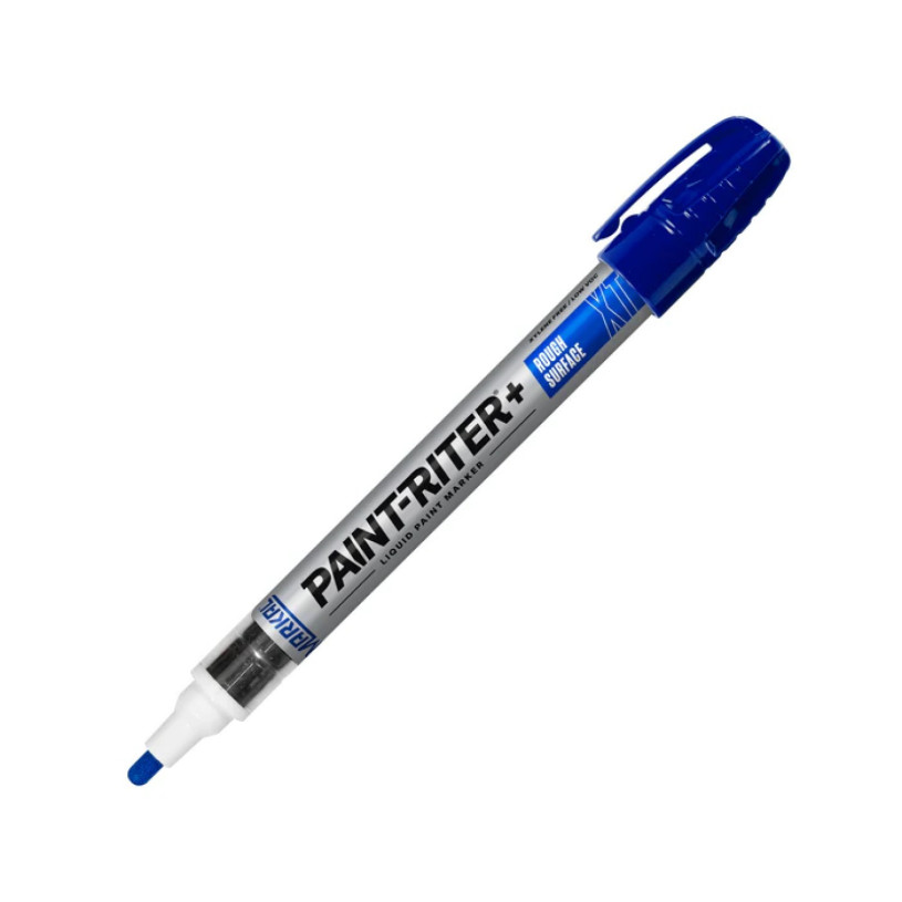 Marqueur Peinture Indélébile Surfaces Grasses MARKAL® PAINT-RITER+ - Mine 3 MM - Bleu MARKAL
