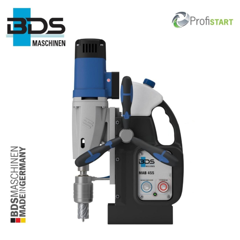 Perceuse Magnétique Filaire BDS® MAB 455 - CM2 - Fraise Weldon 19 : Ø 40MM Maxi BDS