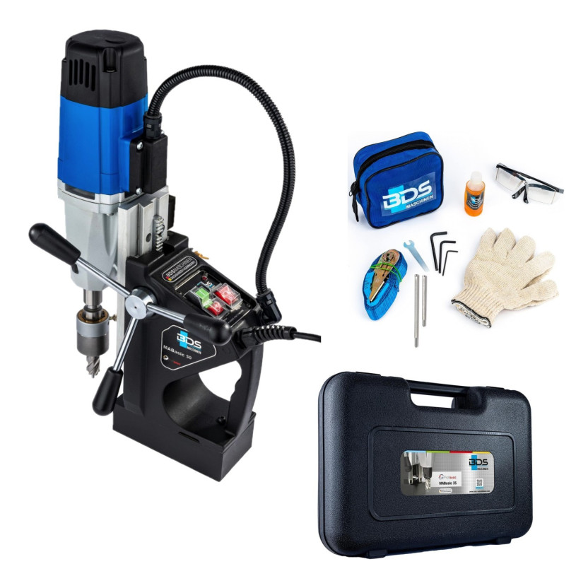 Perceuse Magnétique Filaire Mandrin CM2 Sélection PROMECA - MABasic 50 - Fraise W19 Maxi : Ø 50MM PROMECA