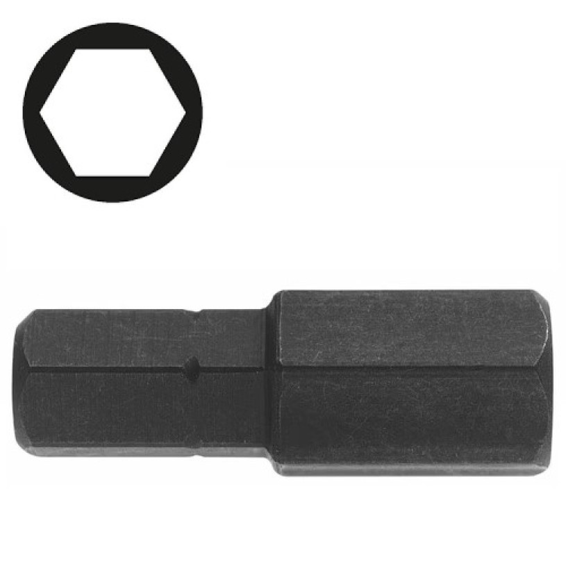 Embout de Vissage IMPACT Emmenchement Hex. 5/16" Facom® Série 2 - ENH.208 - 6 Pans 8MM - Lg : 30MM FACOM FENH208