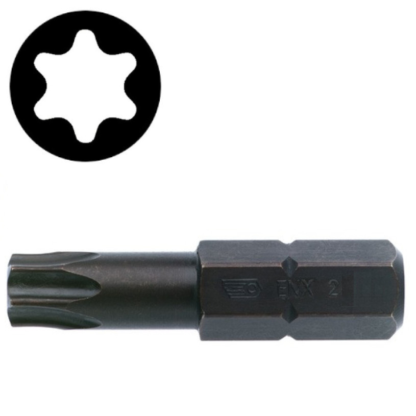 Embout de Vissage IMPACT Emmenchement Hex. 5/16" Facom® Série 2 - ENX.250 - Torx® T50 - Lg : 35MM FACOM FENX250