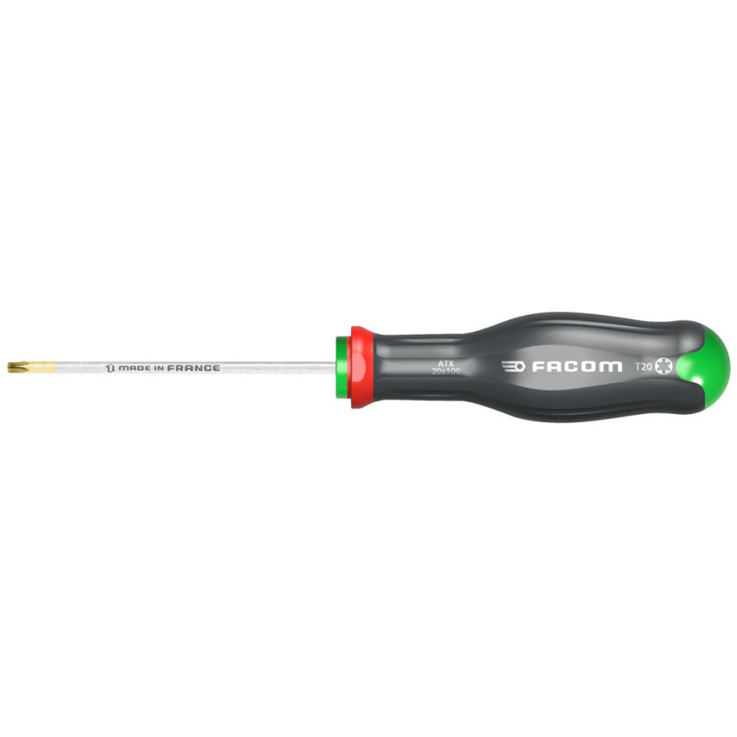 Tournevis Torx® Massif FACOM PROTWIST® - T20 - Lame 100MM - ATX20X100 FACOM FATX20X100