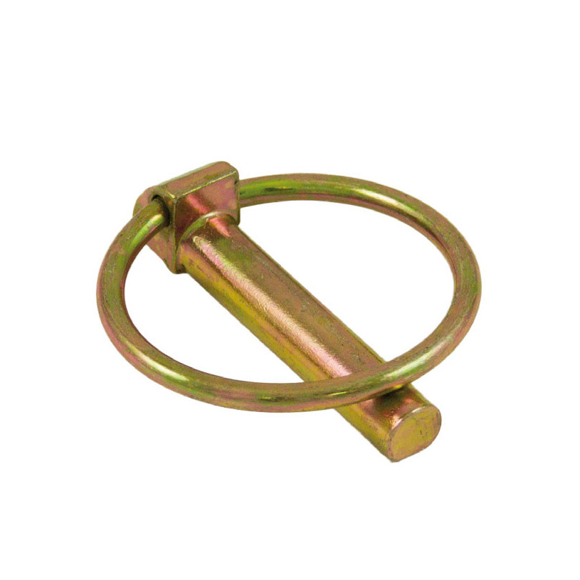 Goupille clips acier bichromaté - type goupille agricole à tige Tige Ø 6 mm PROMECA