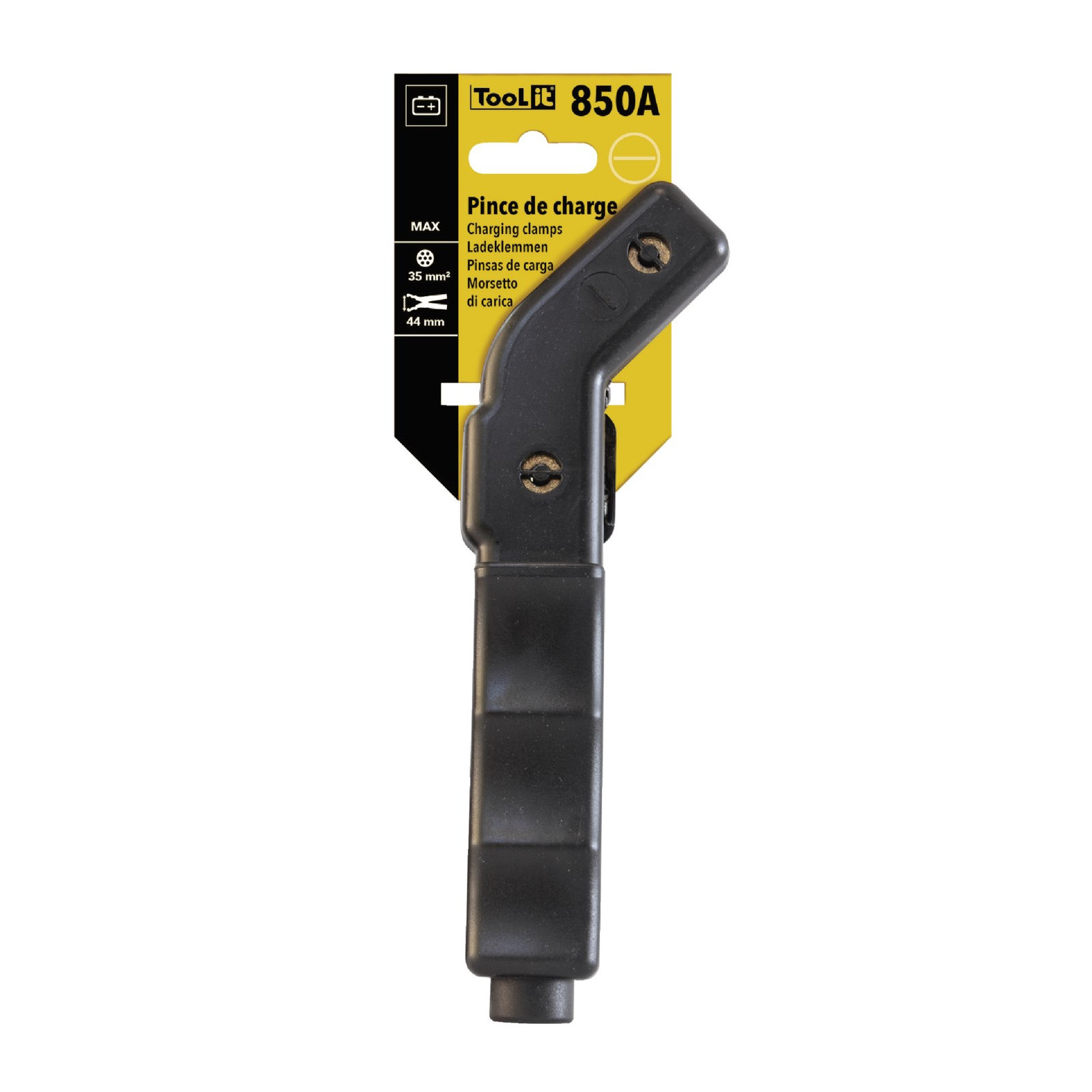 Pince Câble de Démarrage Gys® - Noire/Courbée ISOLÉE - 850 A Pince Câble de Démarrage Gys® - Noire/Courbée ISOLÉE - 850 A