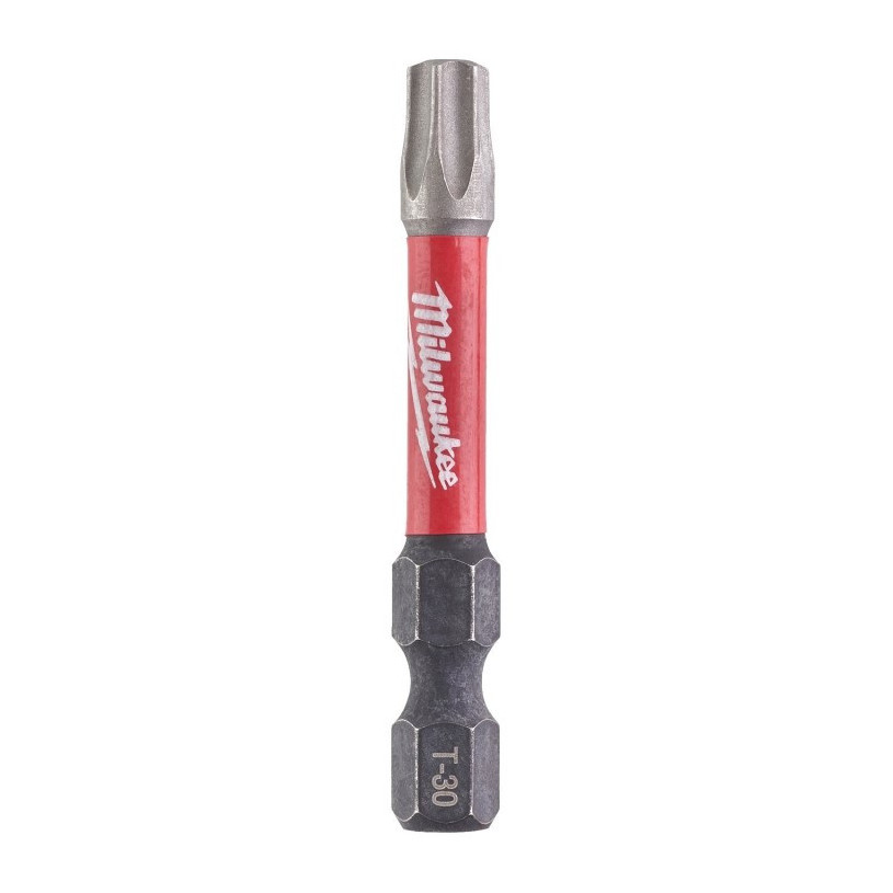Embout de Vissage Hex ¼" Visseuse Choc Milwaukee® Empreinte Torx - T 30 - Longueur 50 MM MILWAUKEE