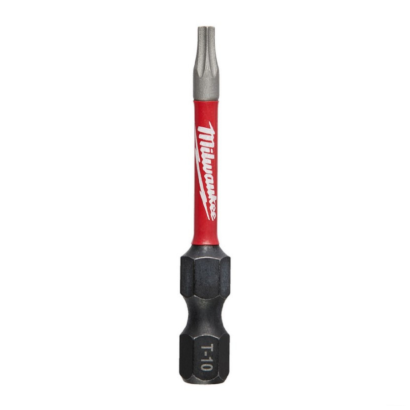 Embout de Vissage Hex ¼" Visseuse Choc Milwaukee® Empreinte Torx - T 10 - Longueur 50 MM MILWAUKEE