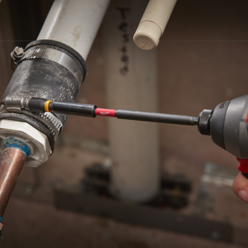 Porte Embouts Hex ¼" Choc Milwaukee® Magnétique - 305 MM MILWAUKEE