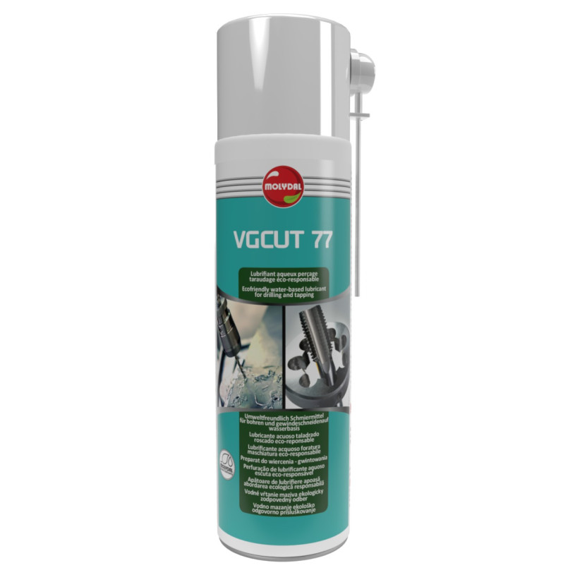 Huile de Coupe Biodégradable Aérosol 650 ML - VGCUT 77 - MOLYDAL MOLYDAL