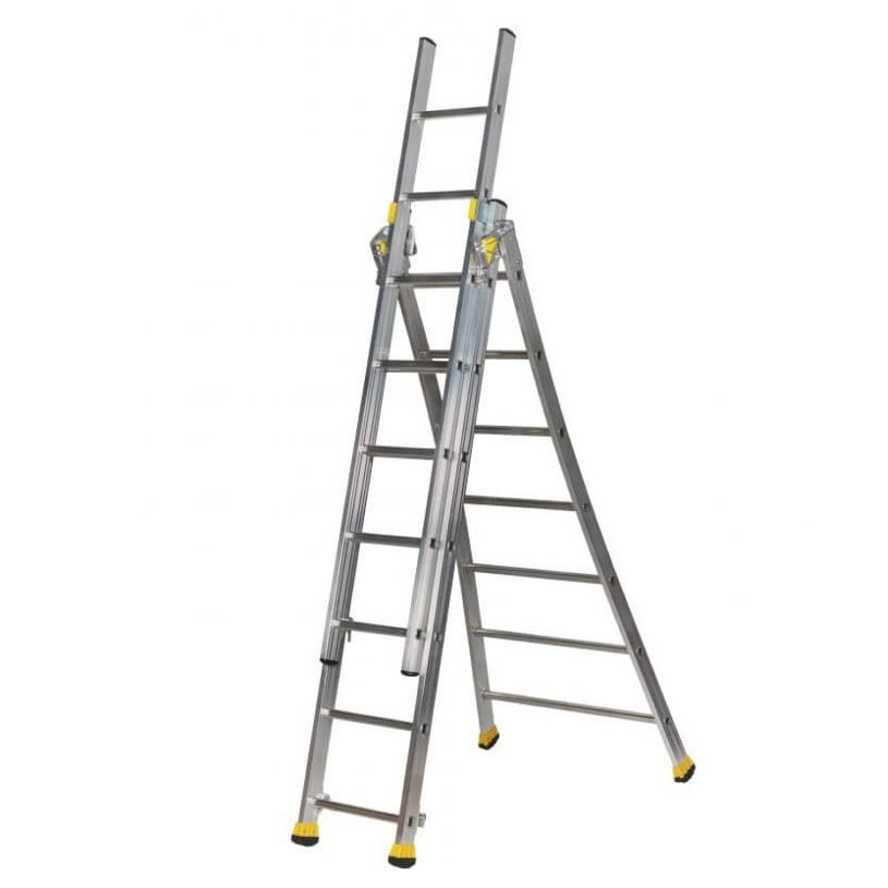Echelle transformable CENTAURE Aluminium 3 Plans 9 Echelons / 2,75 M CENTAURE