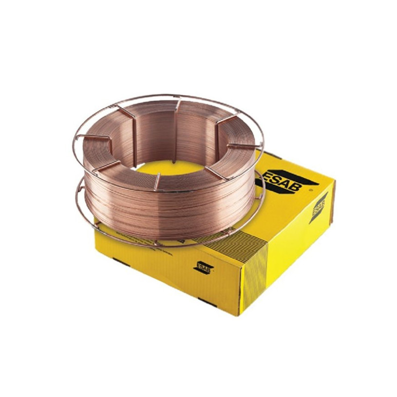 Fil Mig/Mag Massif Acier - G3Si1 - Autrod 12.56 Ø 1,0 - Bobine Ø300 - 18Kg ESAB