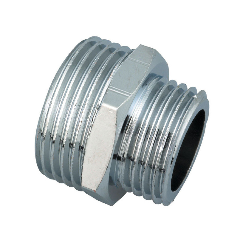 Mamelon inégal - laiton nickelé Mâle G3/4 x Mâle G1 CAMOZZI