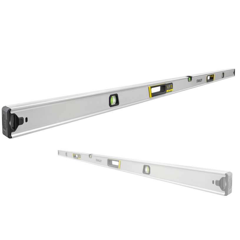 Niveau Tubulaire FATMAX™ Aluminium 3 FIOLES Stanley® 200 CM - Non Magnétique - FMHT43680-1 STANLEY