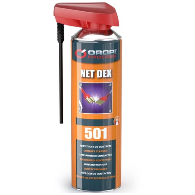 Nettoyant Contacts Electriques NET'DEX - Aérosol 650ML - ORAPI 501 ORAPI