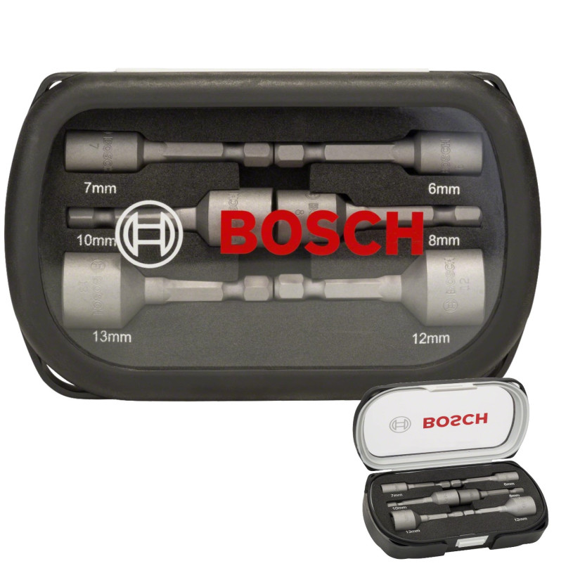 Coffret Vissage ABS Bosch® Queue 6 Pans ¼" - 6 Douilles : 6 > 13MM BOSCH