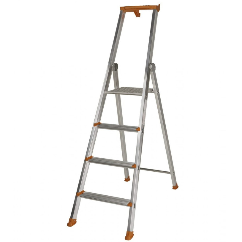 Escabeau aluminium Série Pro 54 - 3 Marches + Tablette / 0,89 M DUARIB