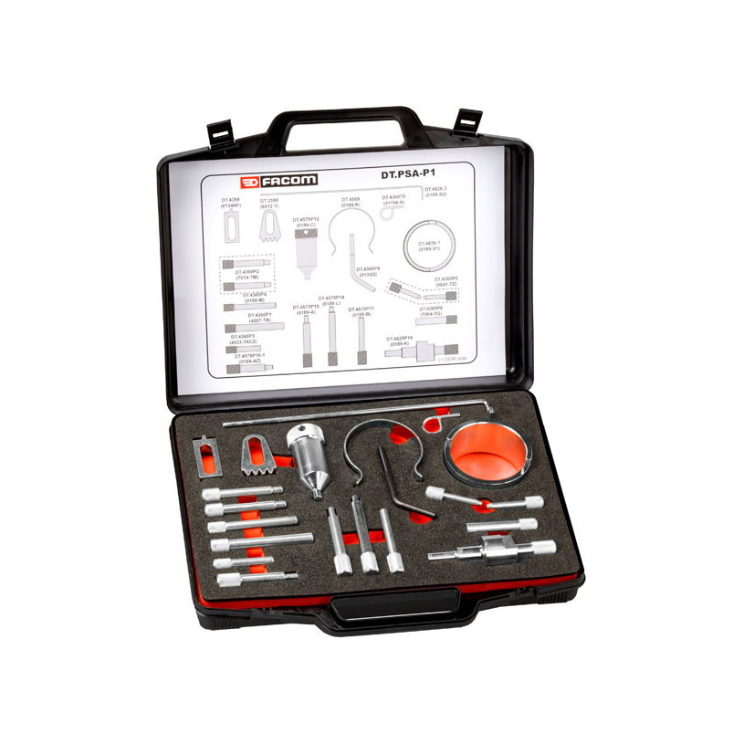 Coffret de calage PSA - Moteurs Essence - Facom DT.PSA-P1 FACOM