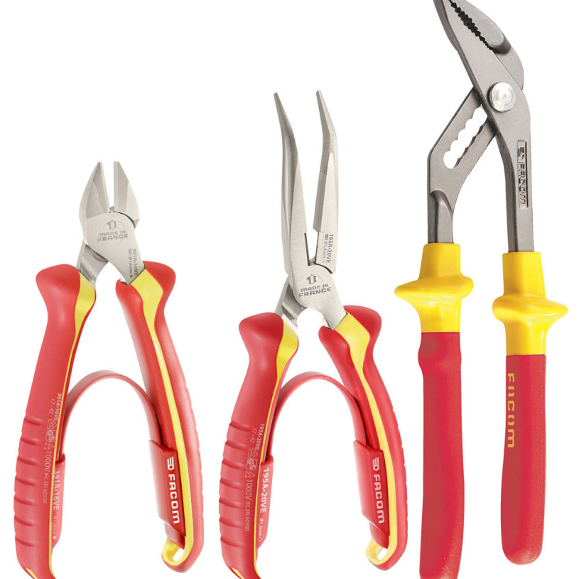 Jeu de 3 pinces isolées 1000v facom VE.A3 FACOM