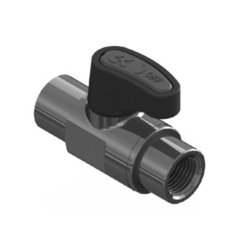 Mini Vanne à Boisseau Sphérique Femelle G1/8" PROMECA