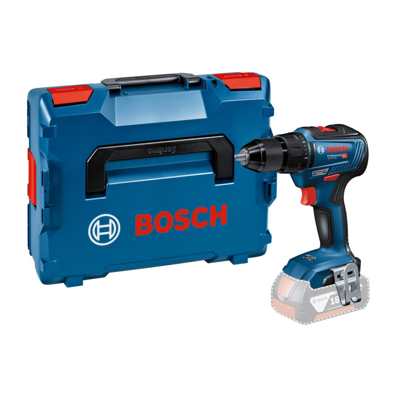 Perceuse Visseuse Bosch® 18 V Mandrin 13MM - 55 Nm + L-Boxx - Solo - GSR 18V-55 BOSCH