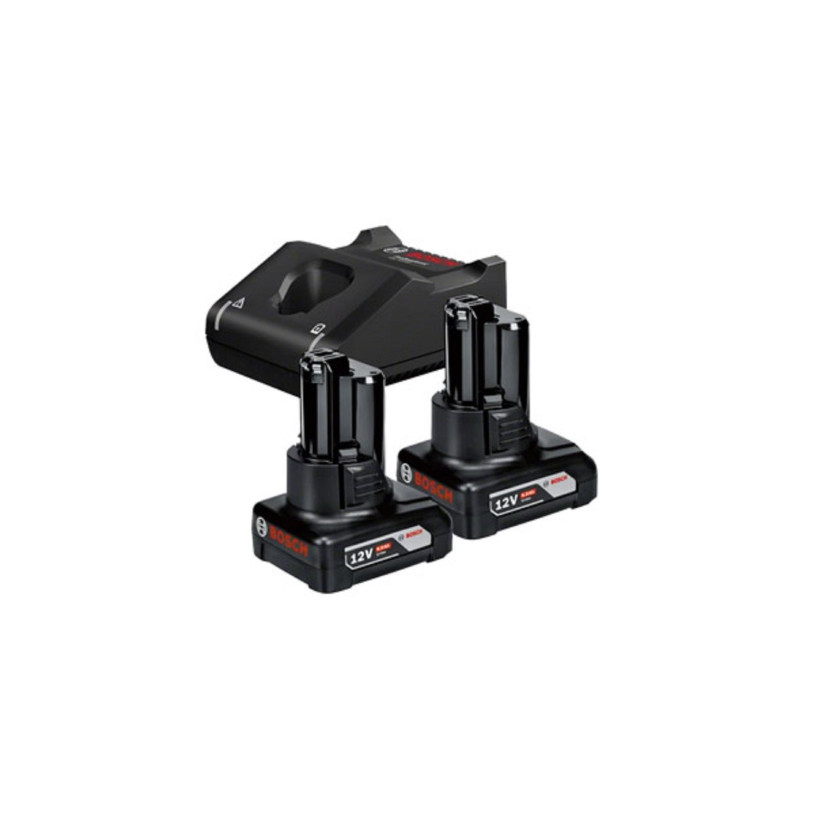 Set de 2 batteries PROCore 6,0 Ah avec chargeur GAL 12V-40 BOSCH
