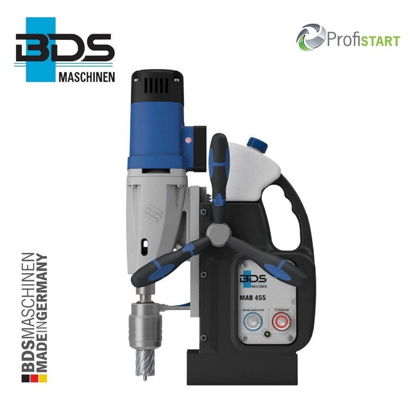 Perceuse Magnétique Filaire BDS® MAB 455 - CM2 - Fraise Weldon 19 : Ø 40MM Maxi BDS