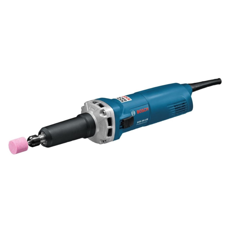 MEULEUSE DROITE Filaire Longue Pince Ø 6MM GGS 28 LCE BOSCH