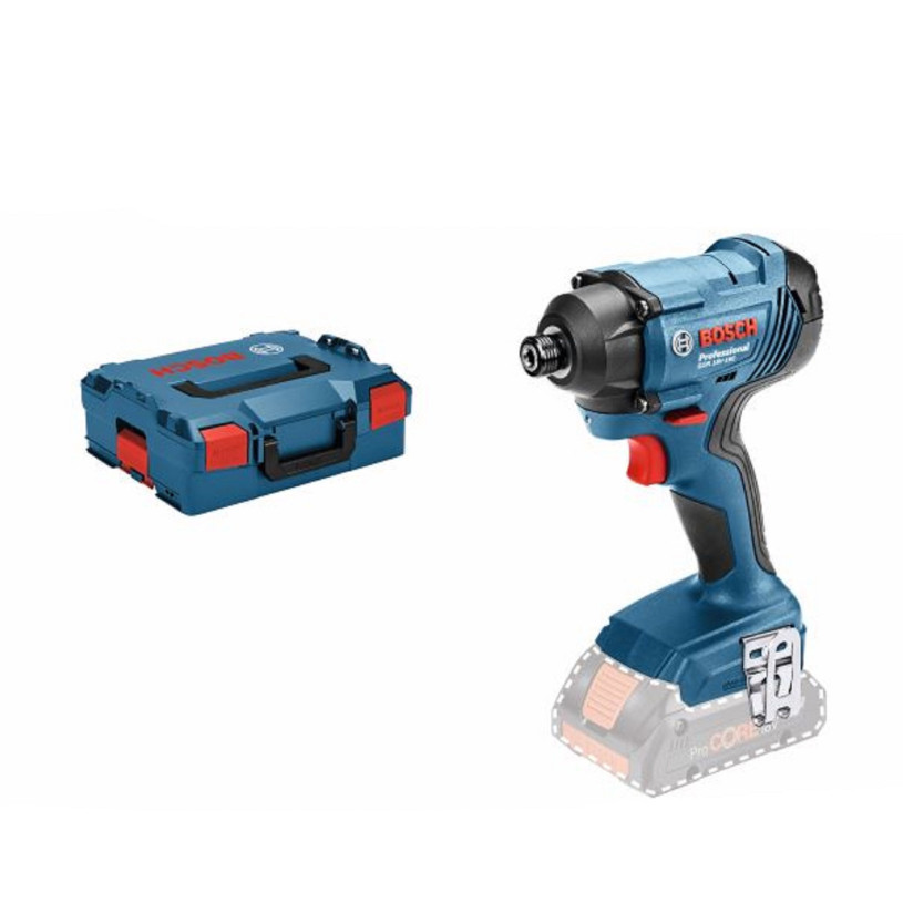 Visseuse chocs sans Fil 6 Pans ¼'' Solo - GDR 18V-160 + L-Boxx BOSCH